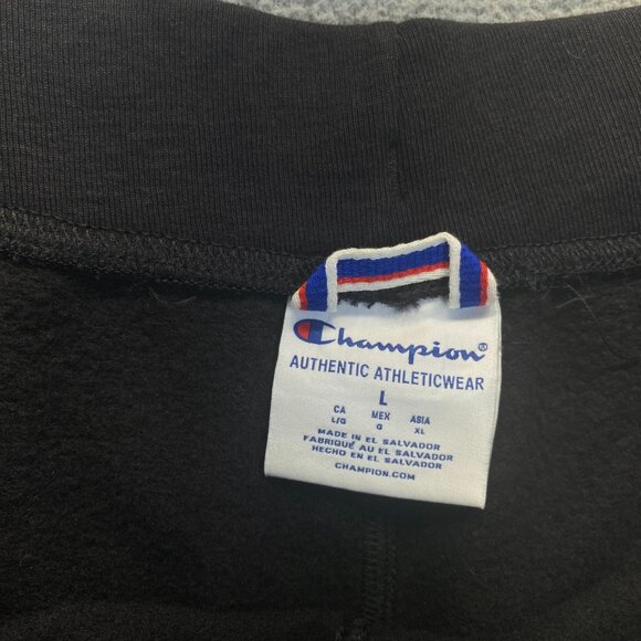 Champion Womens Athletic Pants, Black Size Large,Drawstring,Pockets,Athleticwear - Picture 5 of 9